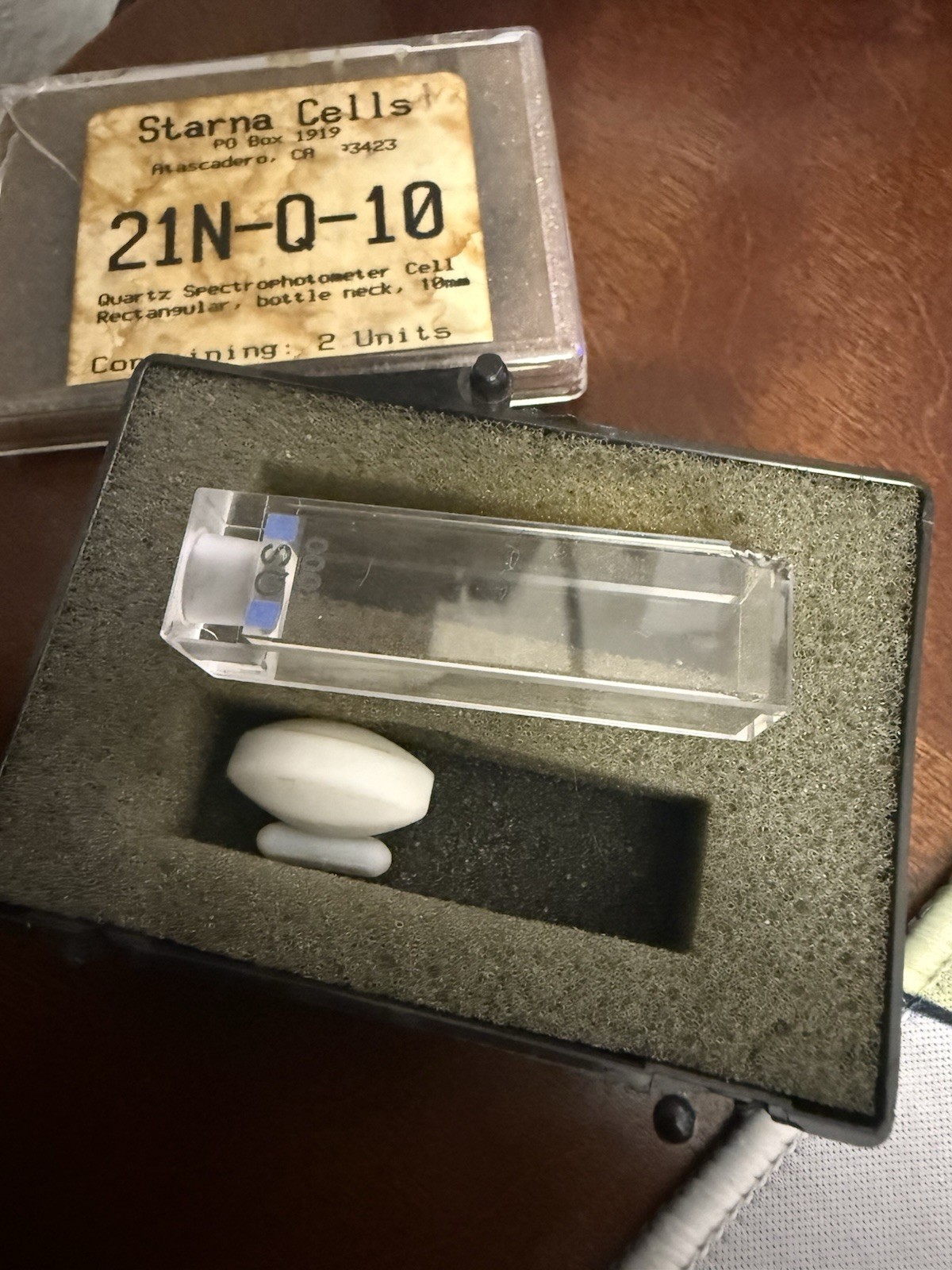 Starna Cell 21-Q-10 Spectrophotometer Precision Cell