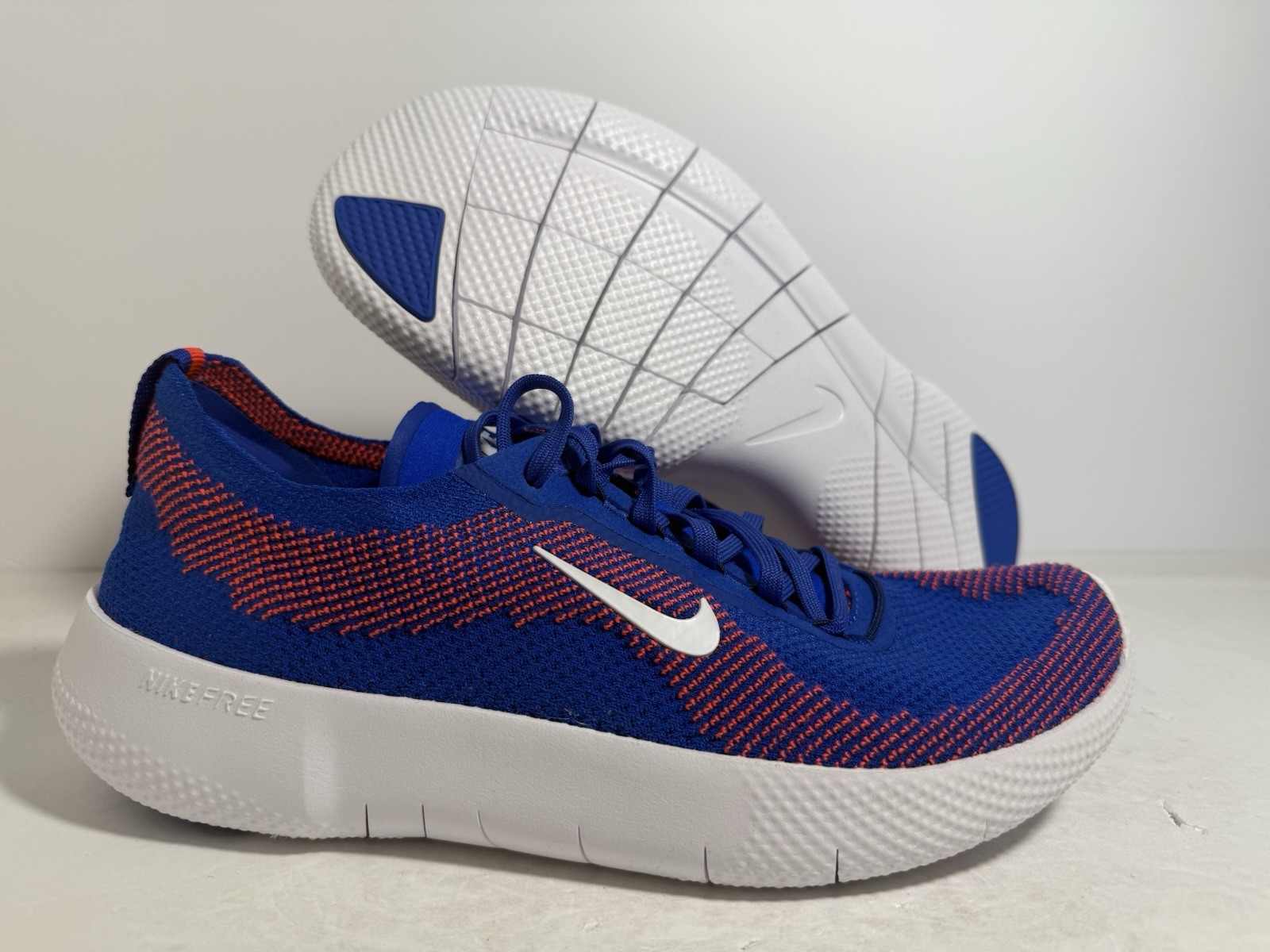 Nike Free Run 2025 Men Size 8-13 US Blue Orange White Running Shoes HF1078 401