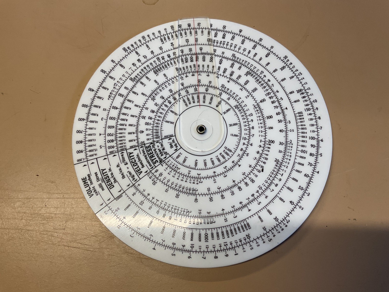Vintage Neptune Measurement Comprehensive Conversion Calculator