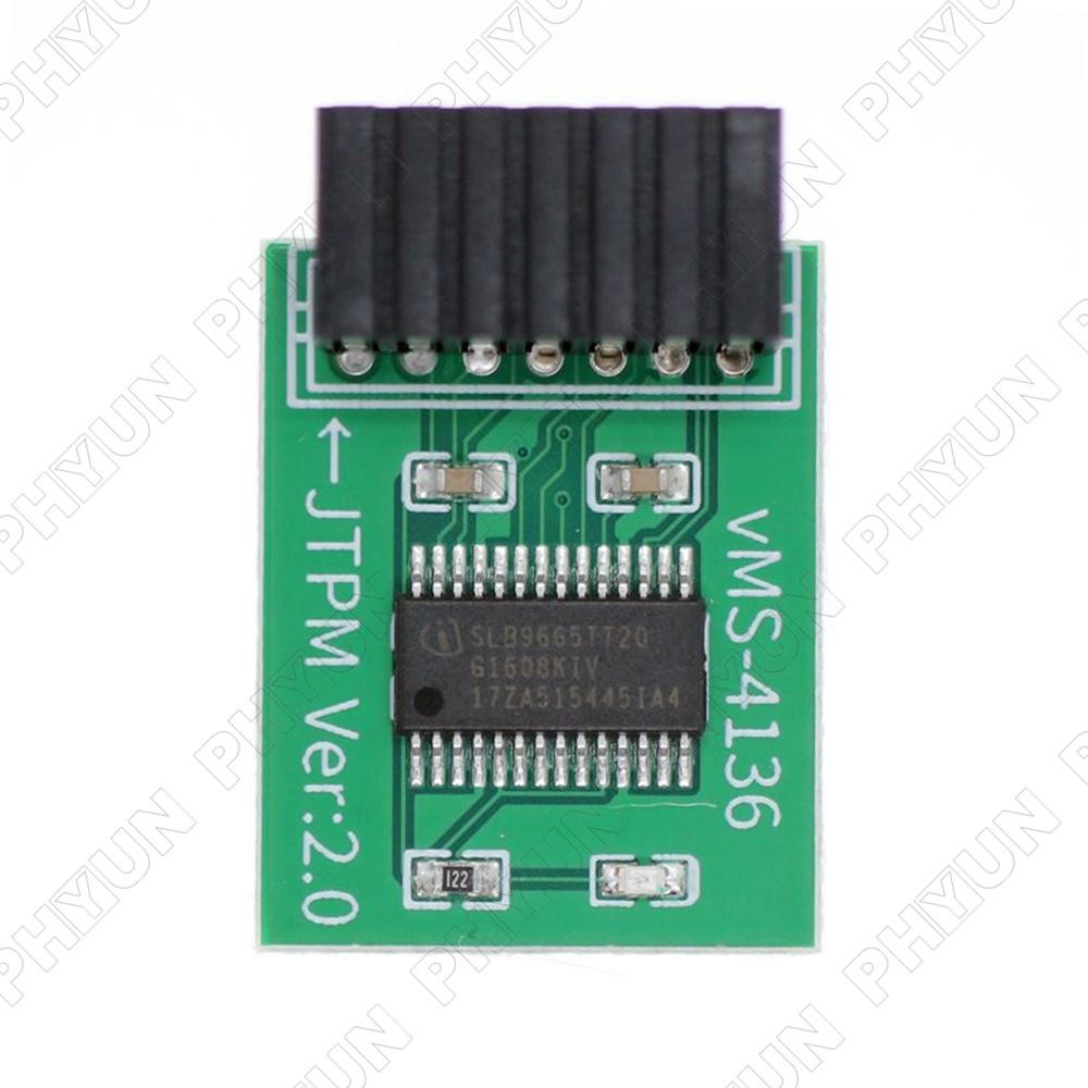 Support For 14 Pin LPC MS-4136 TPM 2.0 Version Trusted Platform Security Module