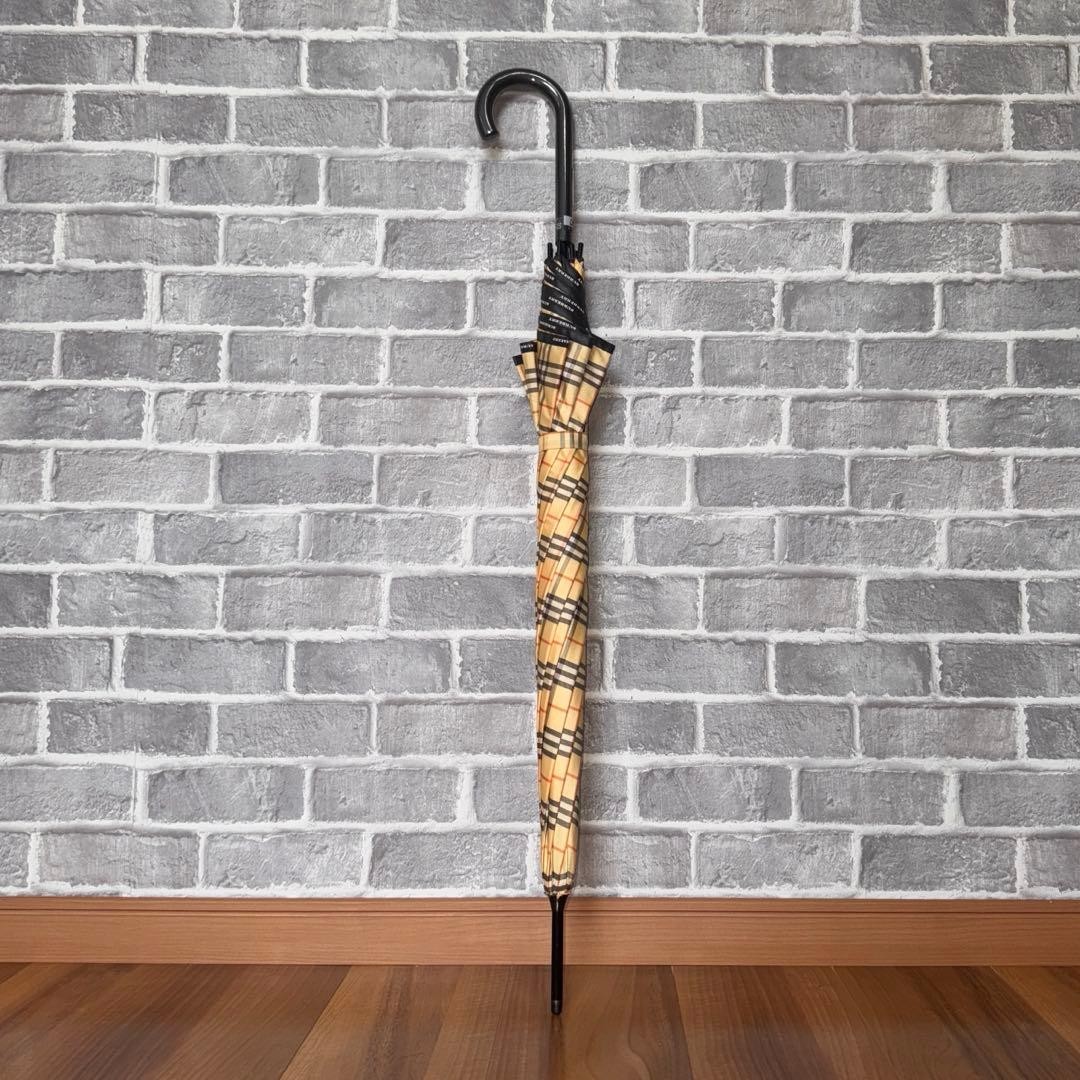 Burberry Long Umbrella Plaid Pattern Men Accessory Original Collection