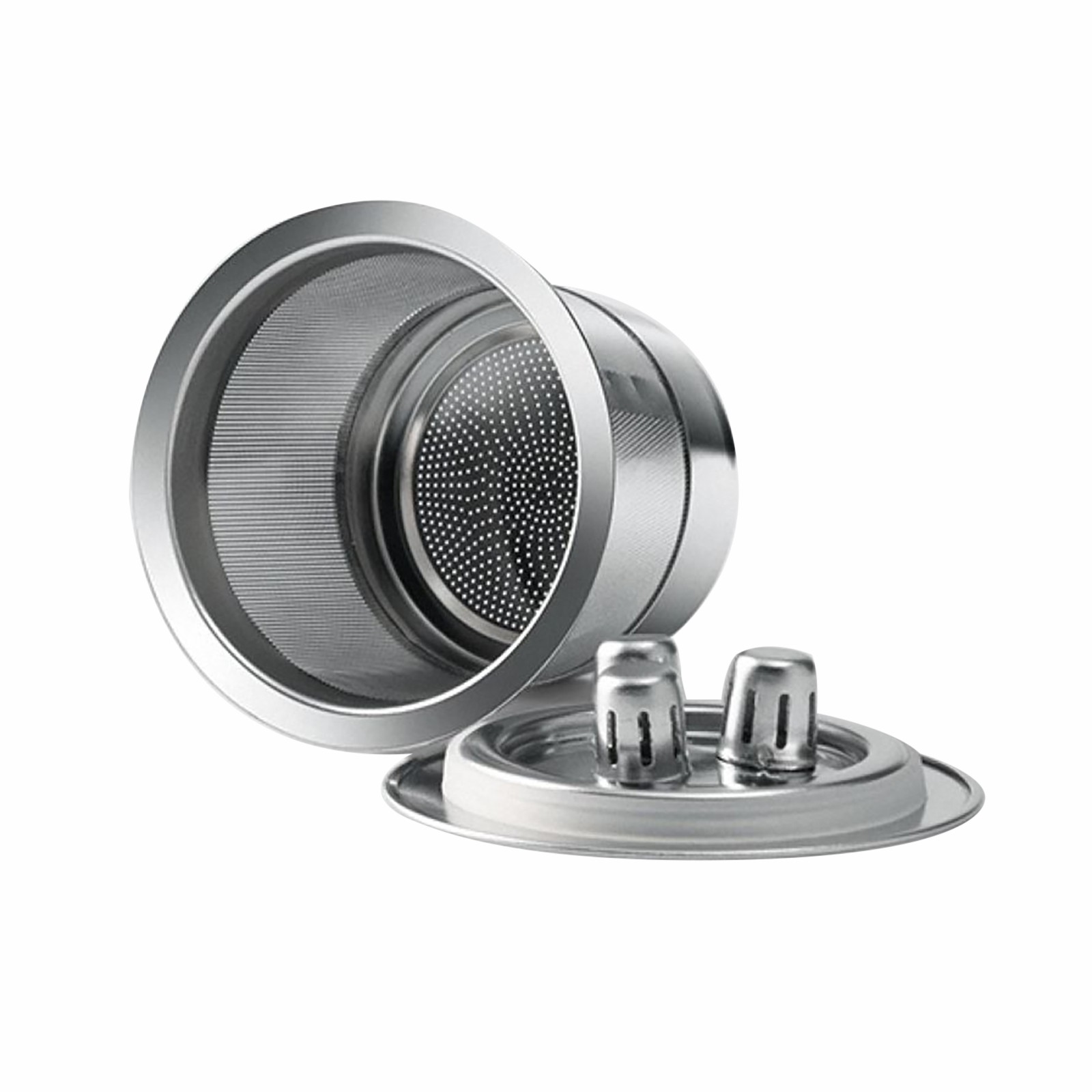 Silver Stainless Steel Capsule Filter Shell Accessory For Ninja Coffee Machine