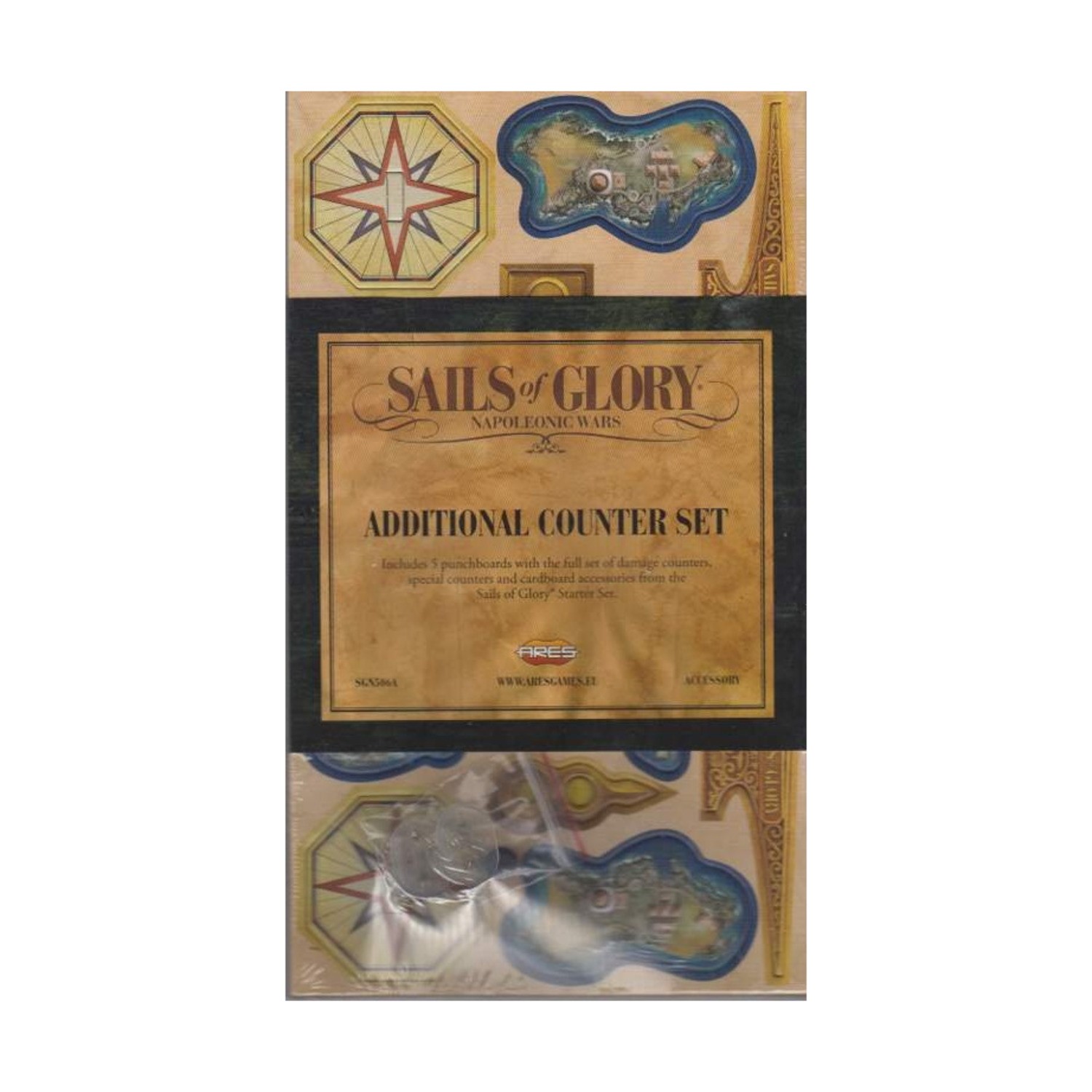Ares Sails of Glory Additional Counter Set Bag SW (New)