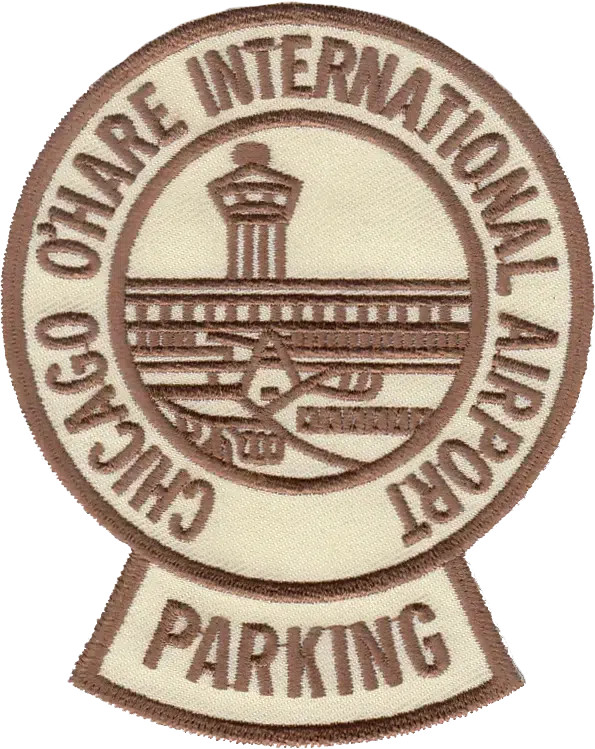 CHICAGO O'HARE INTERNATIONAL AIRPORT PARKING SHOULDER PATCH