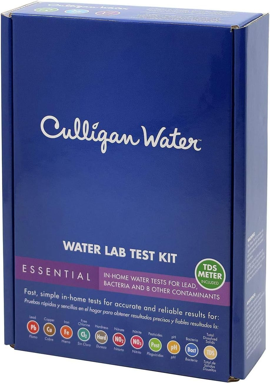 Essential Water Lab Test Kit – Comprehensive Home Water Testing for Lead, Bacter