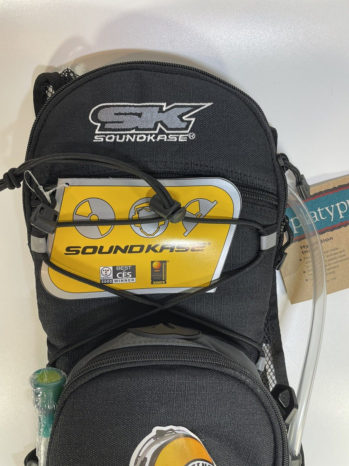 Soundkase Hiking Backpack Platypus Hydration Backpack Zip-Off Cd Player Case