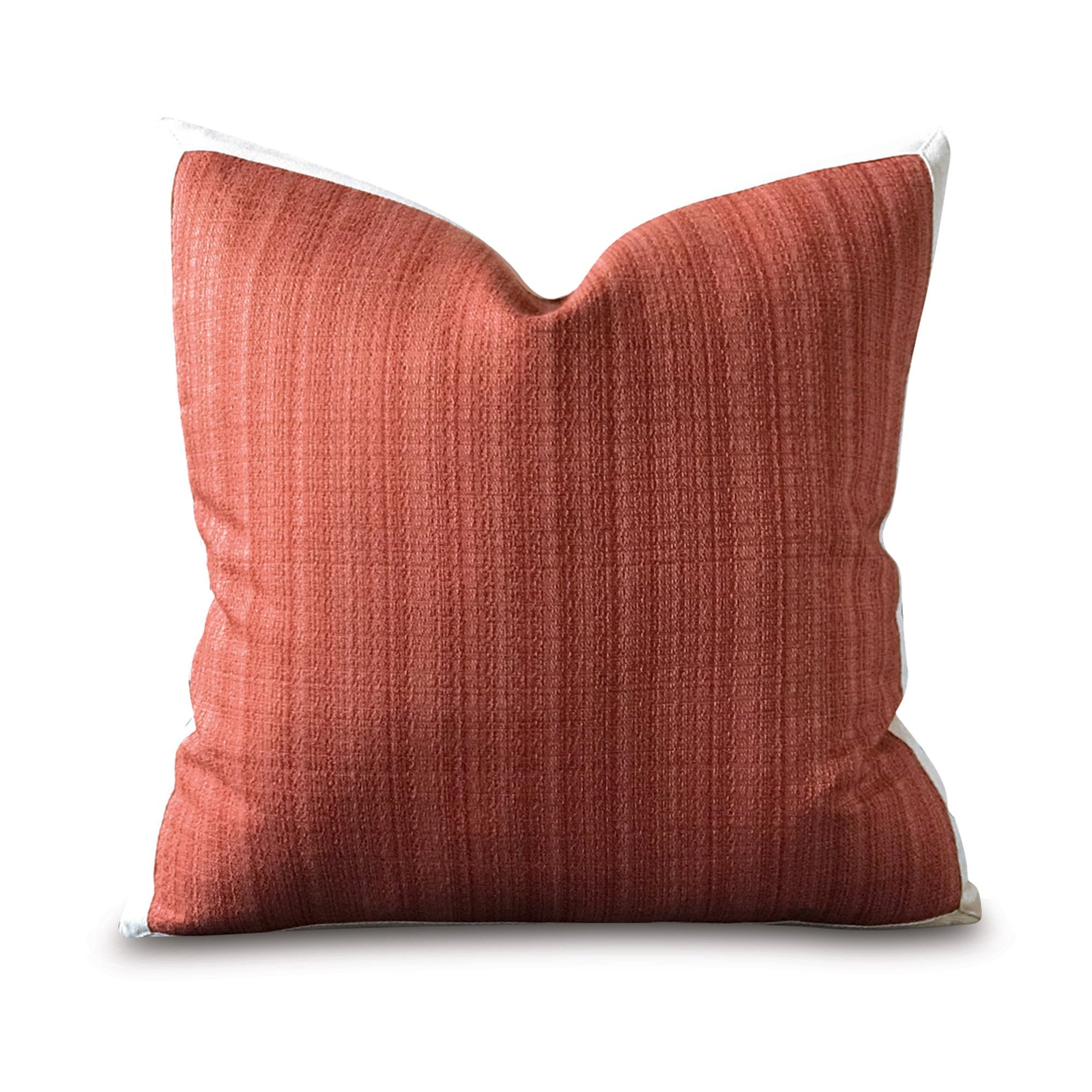 Orange Border Frame Decorative Pillow Cover 16" x 16"