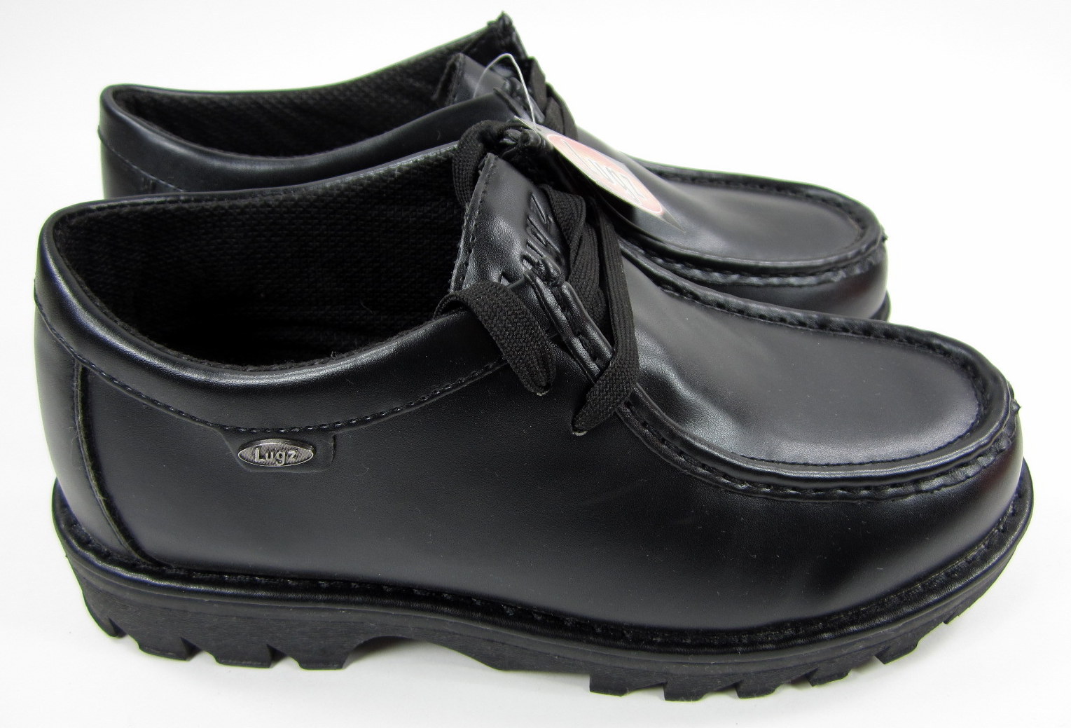 Lugz Shoes Wally Mid Classic Leather Black Boots Size 7.5