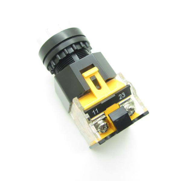 10 x Yellow Push Button Switch Pushbutton Latching 22mm NO + NC 10A Wholesale