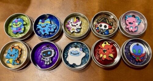 Complete Set - Aaron's Crazy Thinking Putty Lost Treasure Guardians Brand New