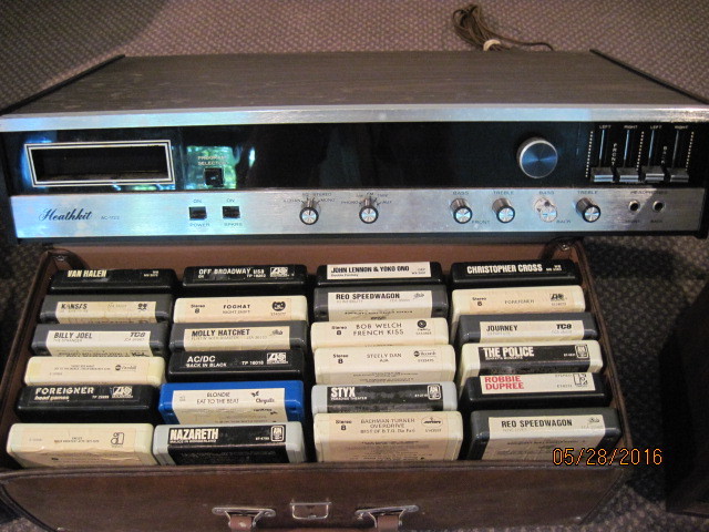 Heathkit Vintage AM/FM 8 Track QUAD Receiver and Speakers....RARE