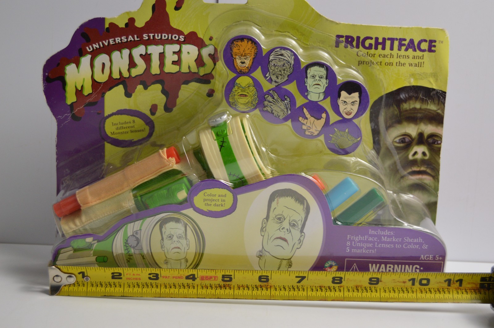 Universal Studios Monsters Frightface NIP Halloween Frankenstein Light Projector