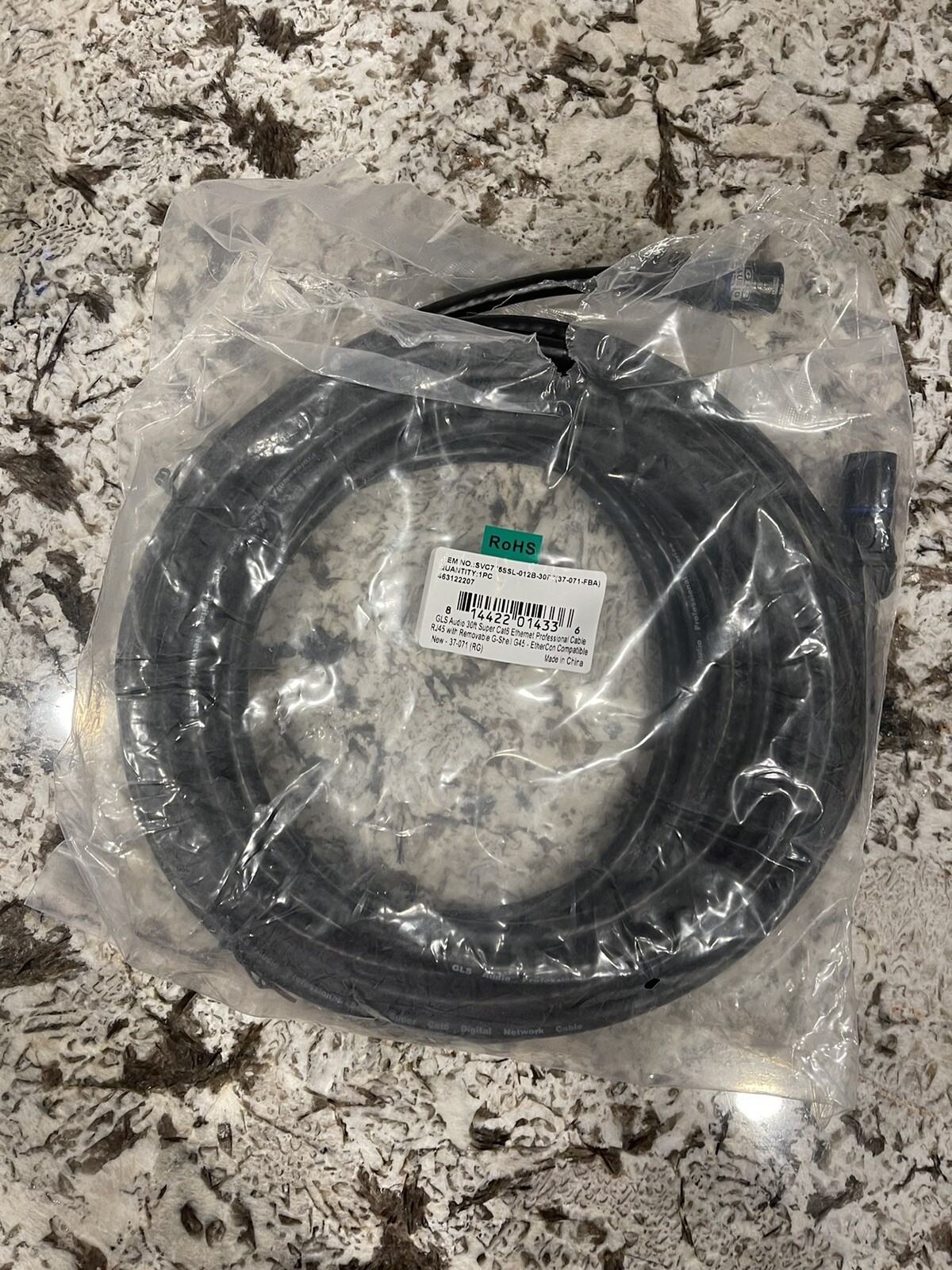 GLS Audio 30-Feet Ethercon Pro Cable RJ45 Gshell G45