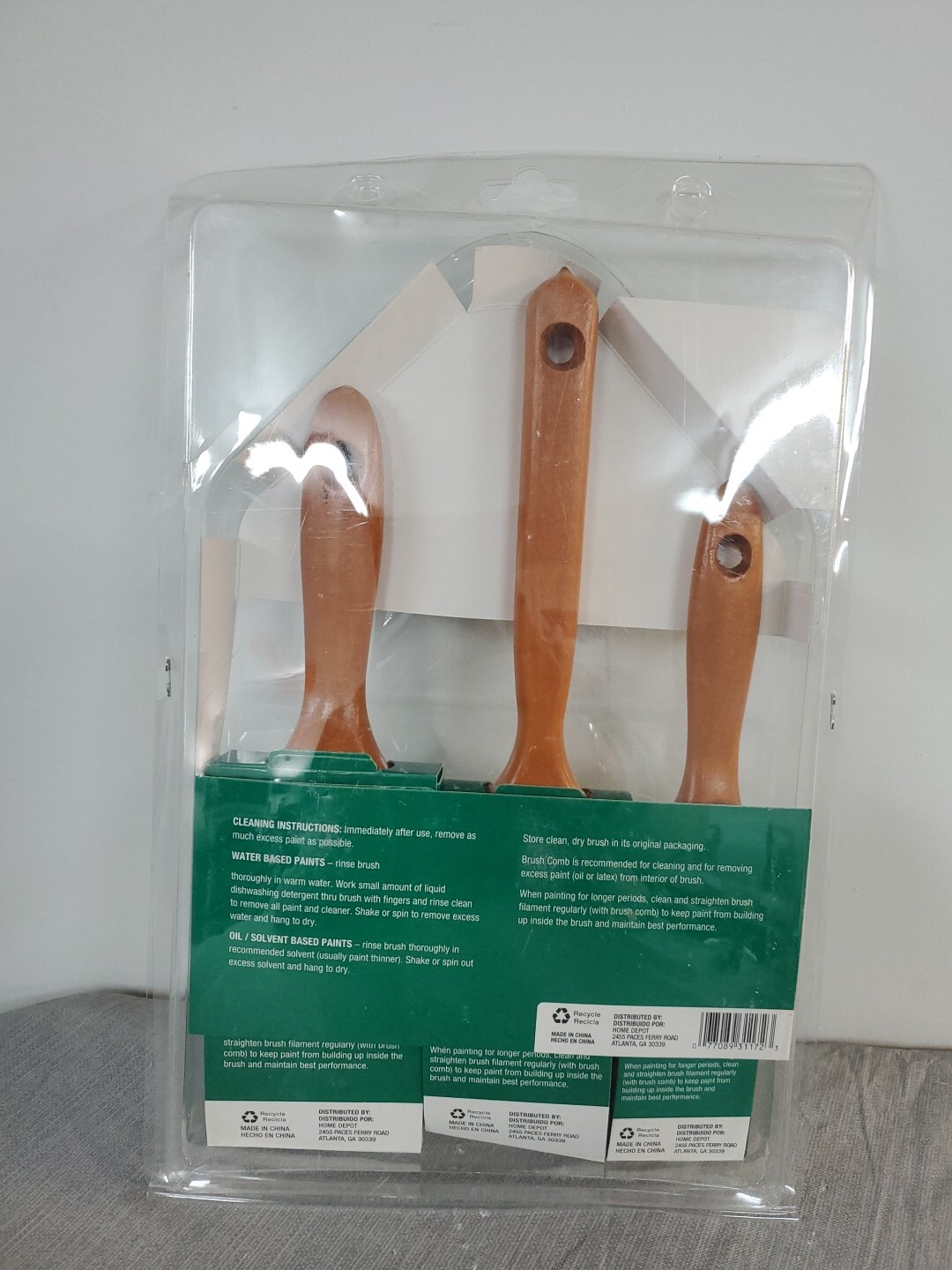 Better 3 Pack Latex Paints And Stains 2" 2 1/2" 3" Brushes