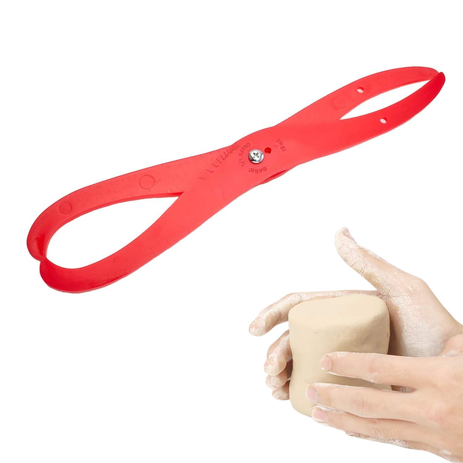 DIYstore 6" Length Bent-Leg Plastic Caliper Clay Sculpture Ceramic Measuring...