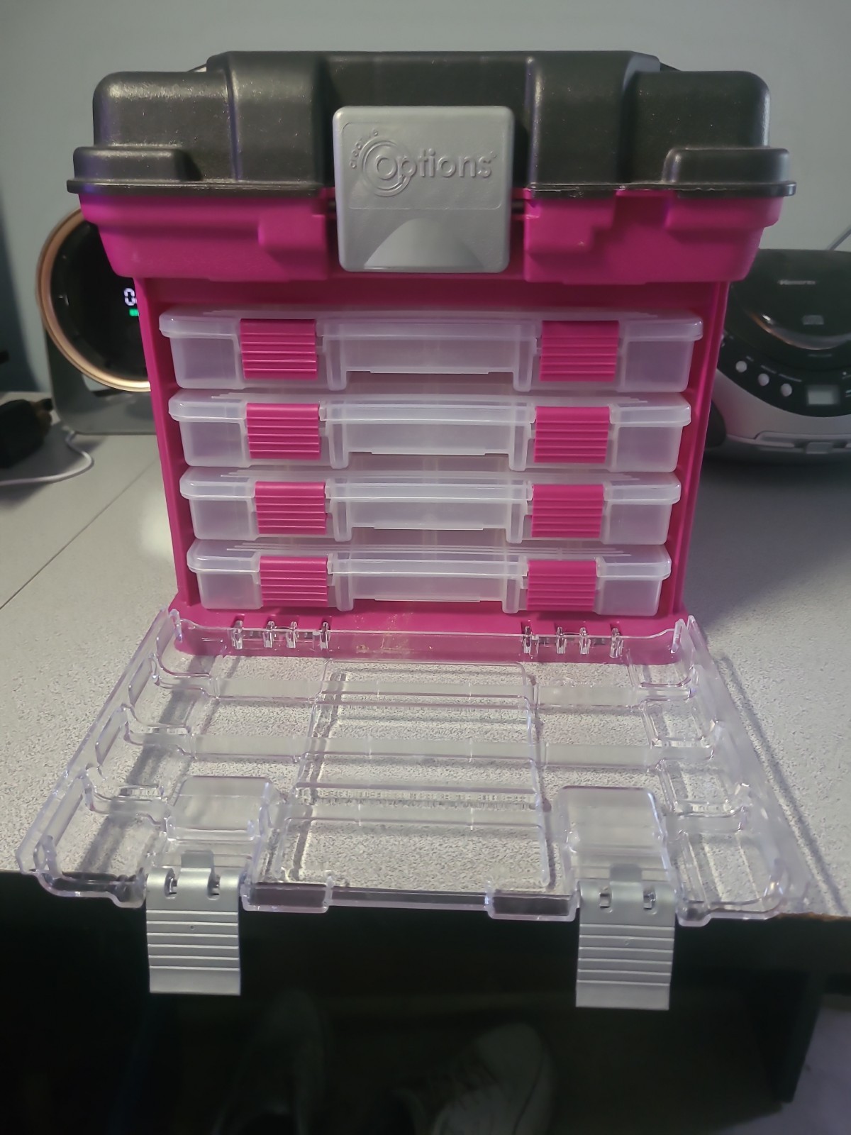 Plano Creative Options 1354 Grab N Go 4 Rack Organizer Storage System Crafts
