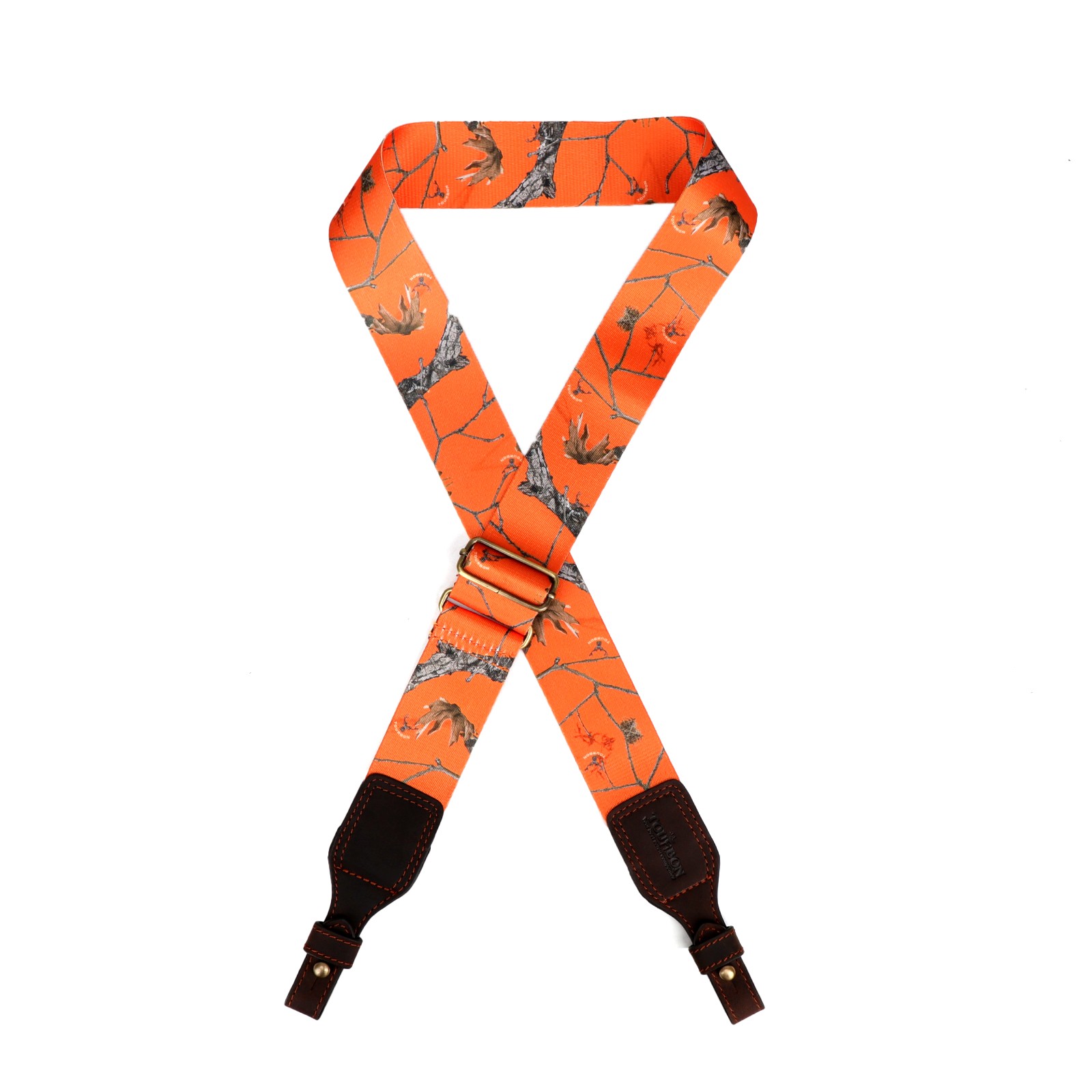 Tourbon Gun Sling Rifle Strap Webbing Leather Quick Release Shooting Adjustable