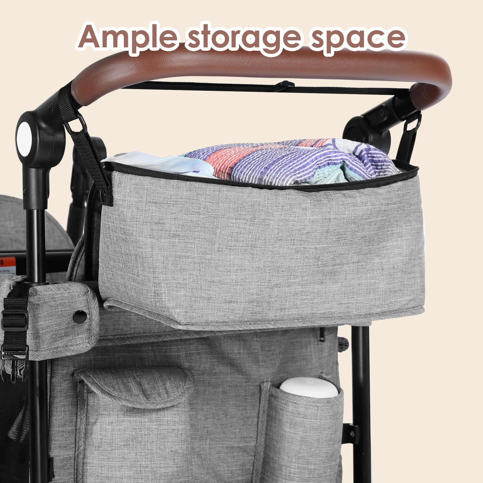 Collapsible Wagon Stroller for 2 Toddlers with Adjustable Canopy, 44 Pounds, ...