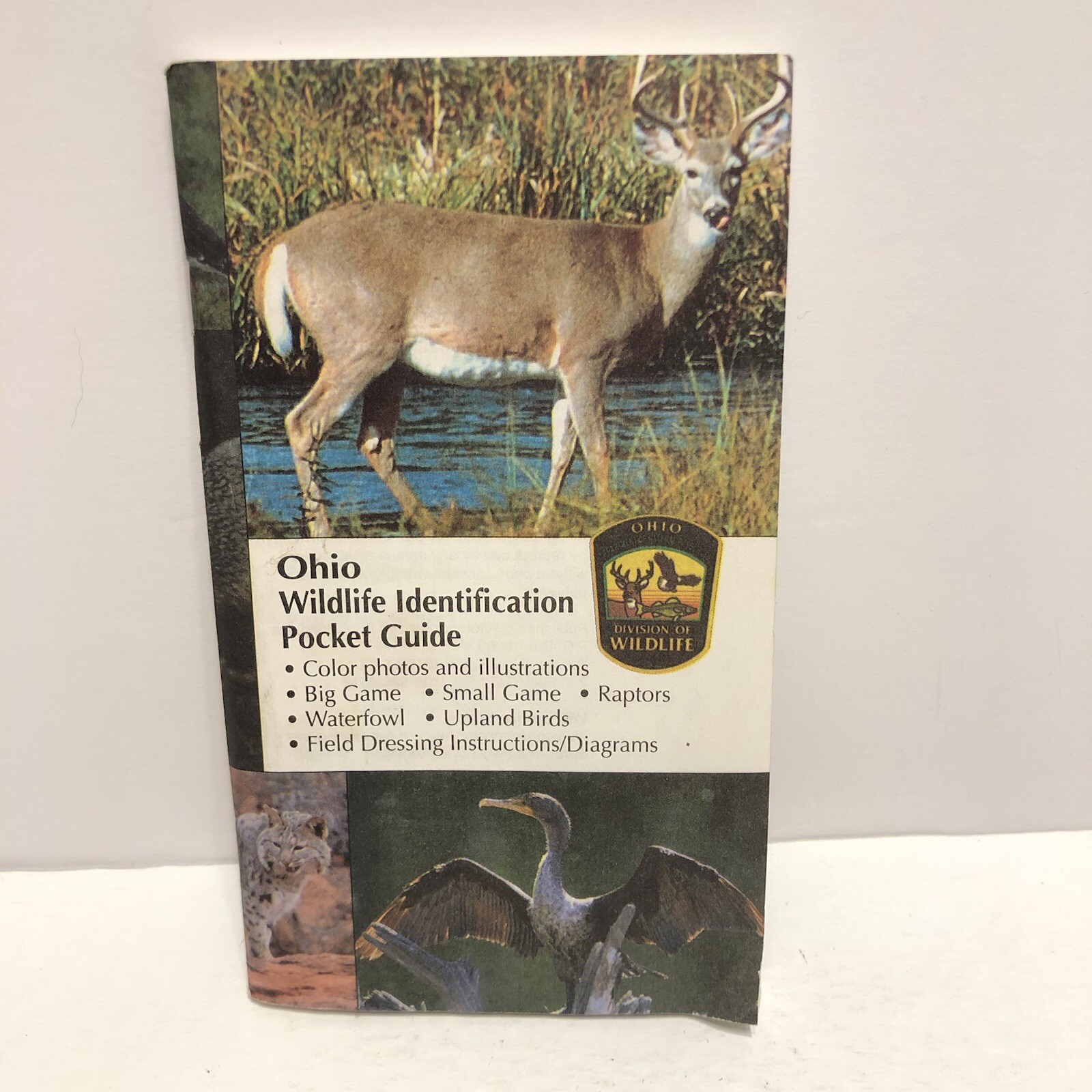 Ohio Wildlife identification Pocket Guide Color Photos & Field Dressing Instruct