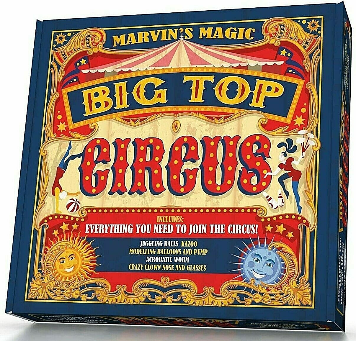 Marvins Magic Big Top Circus Set Fun Clown Activities New Kids Xmas Toy Gift 8+
