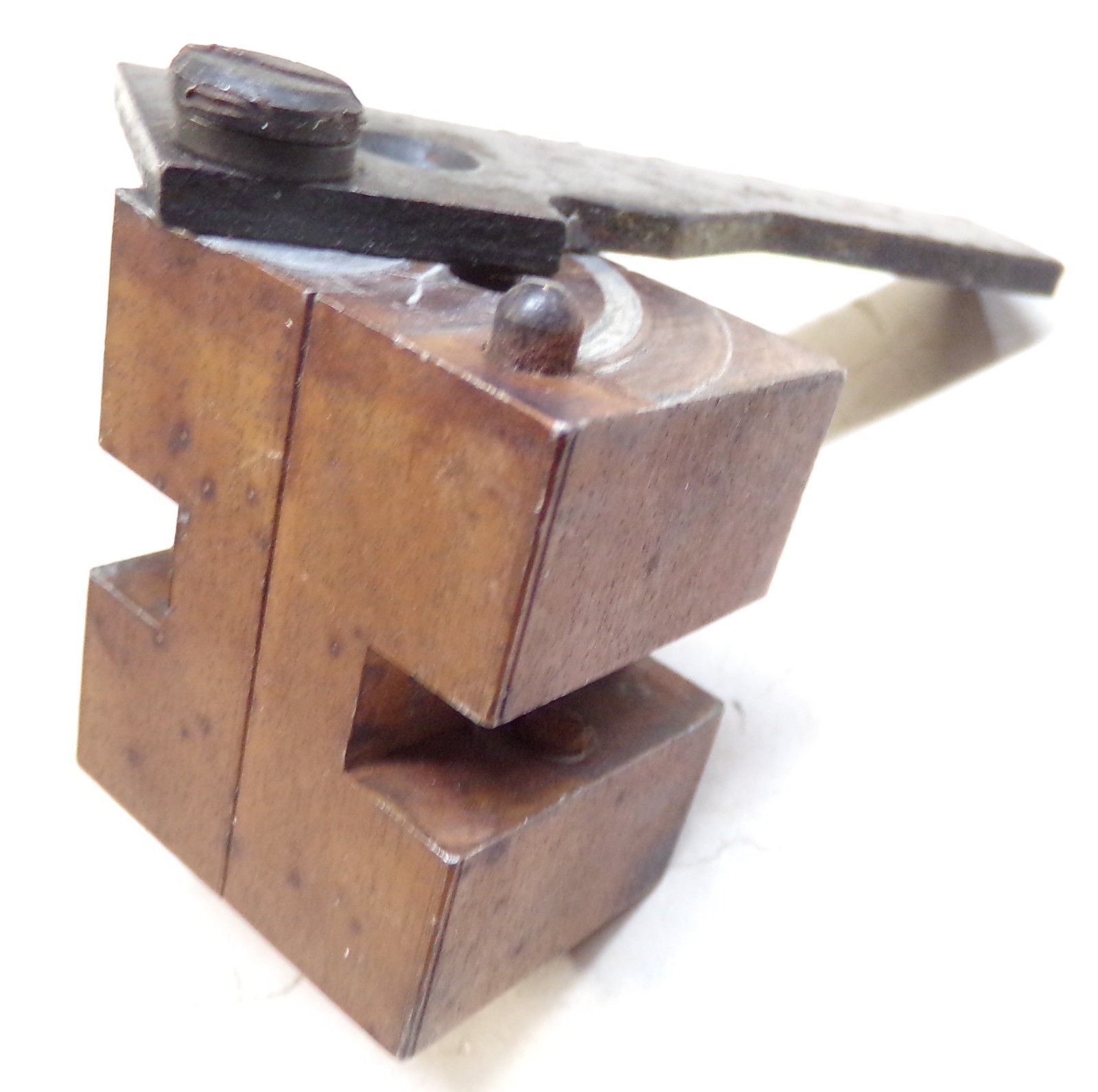 Used T/C no. 741 Single Cavity Round Ball .440 diameter Mould Block    #3024