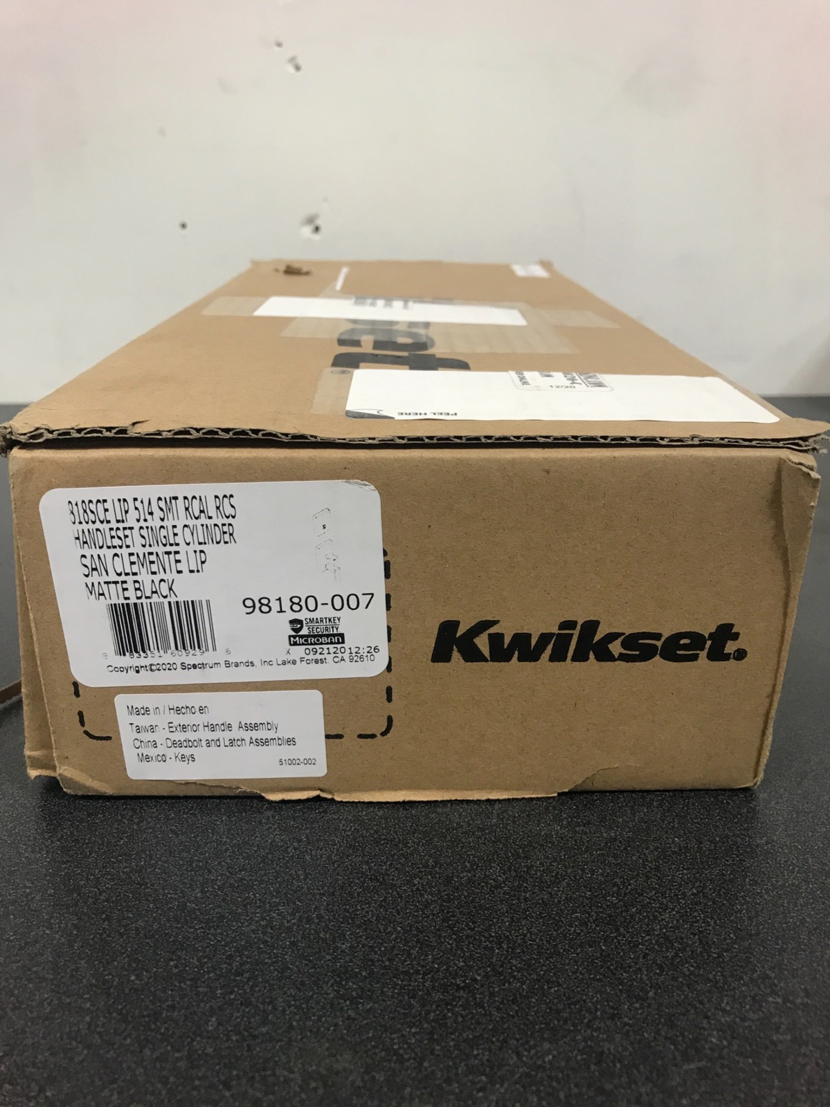 Kwikset San Clemente Single Cylinder Handleset, SmartKey, Exterior Only