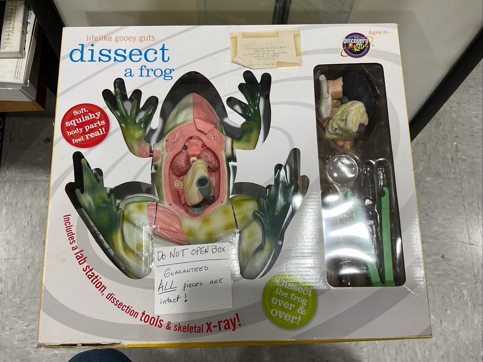 Discovery Kids Dissect a Frog Model Kit - Used Mint Condition in box