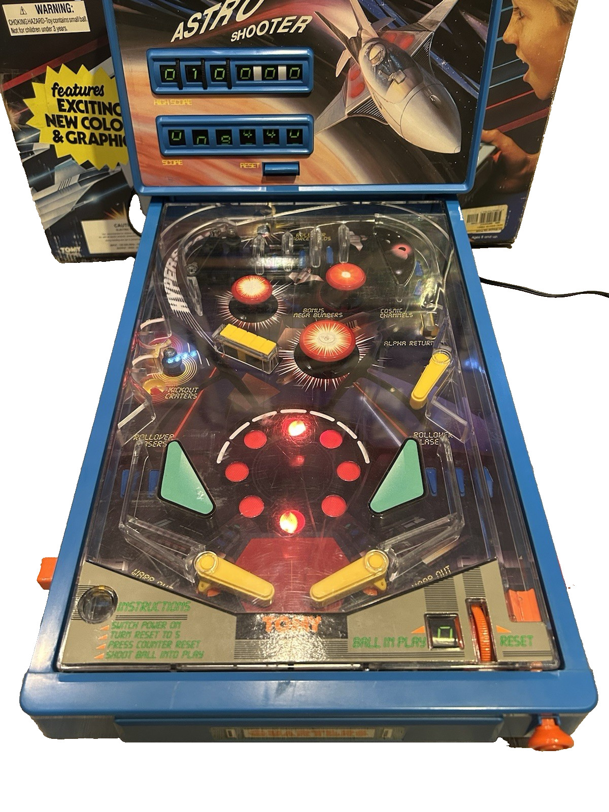 1991 Tommy Astro Shorter Pinball Machine (No Sound)