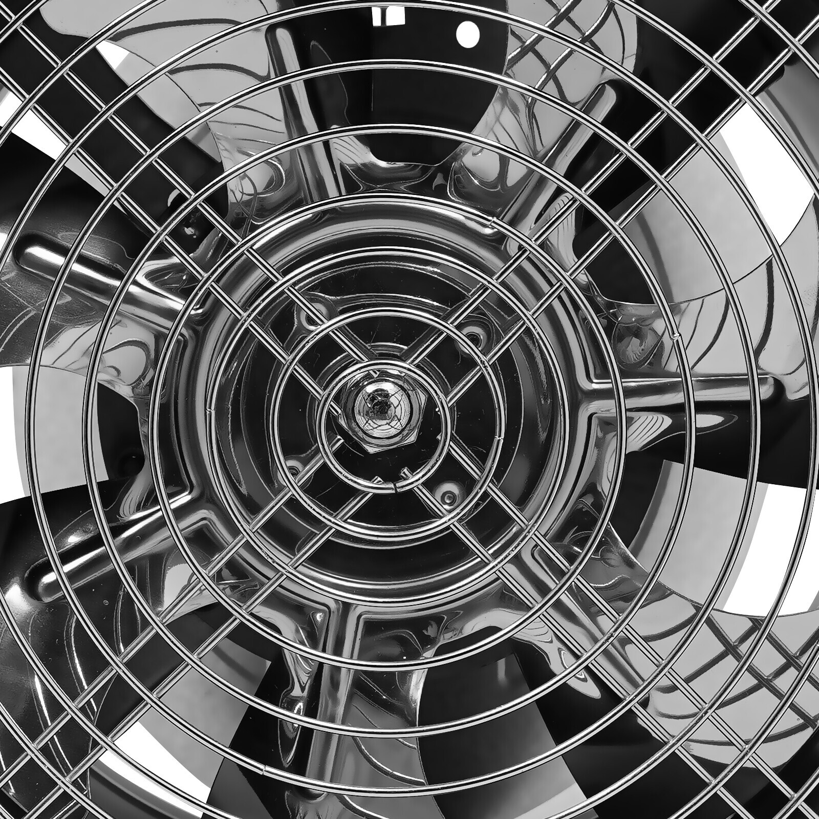 8" Exhaust Fan Portable Kitchen Ventilation Fan Wall Mount with Backdraft Damper
