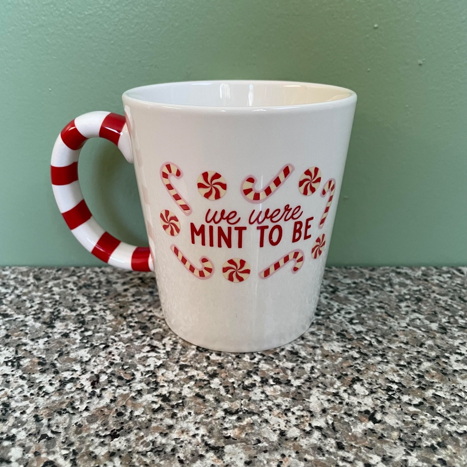 Wondershop 16 oz Christmas Stoneware We Were Mint To Be Mug 2024