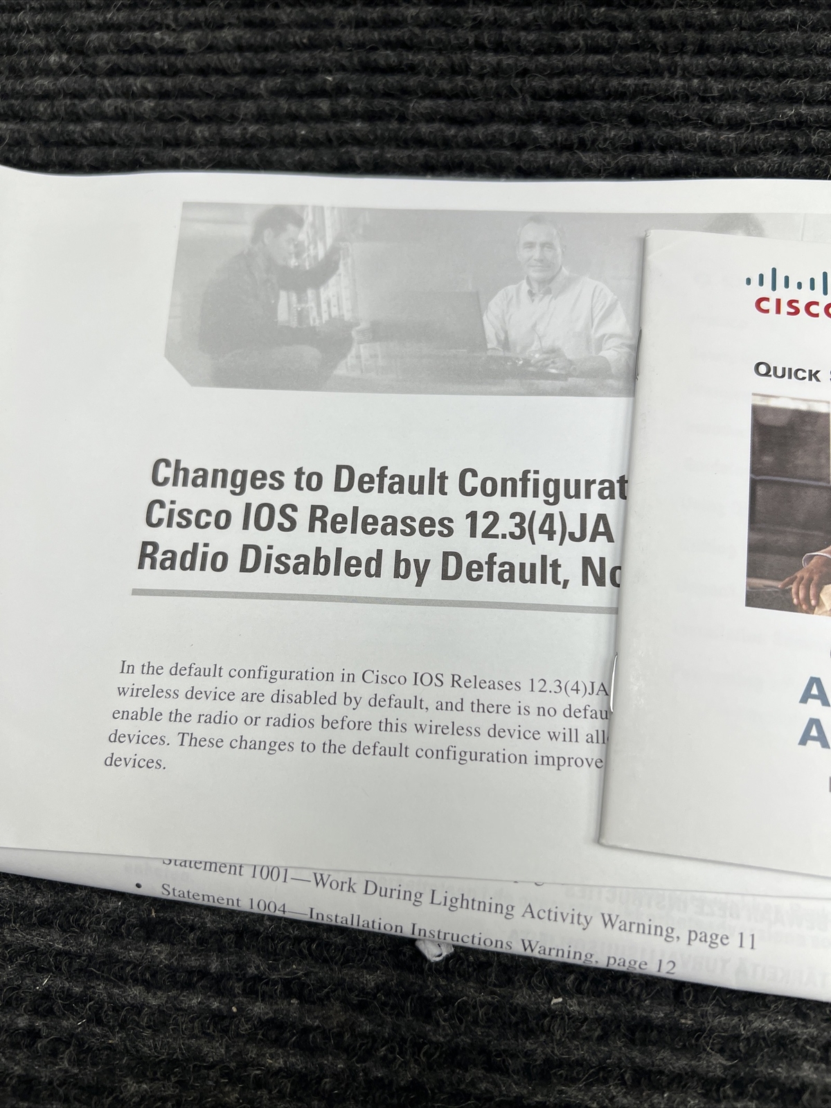 New Open Box Cisco AIR-LAP1242AG-A-K9 - Wireless