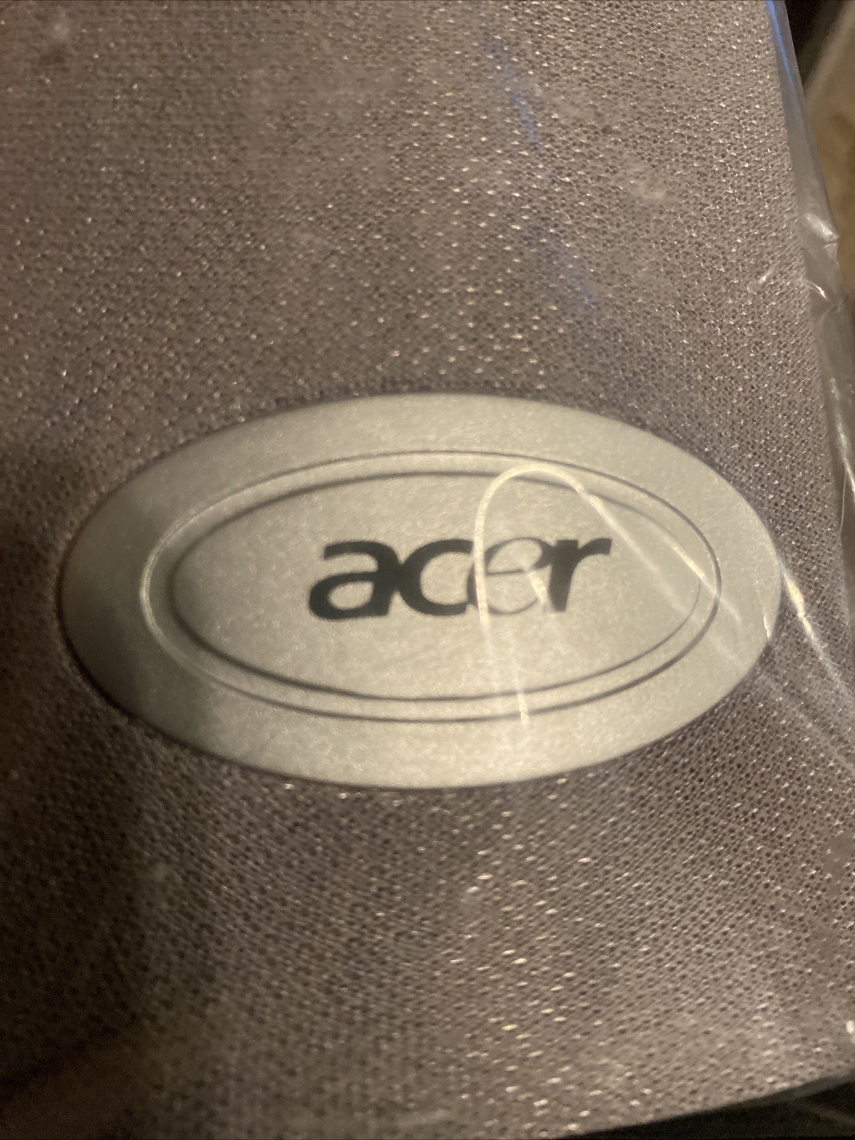 Acer PC Computer Stereo Speakers M1118B Gray Center 7616 F1