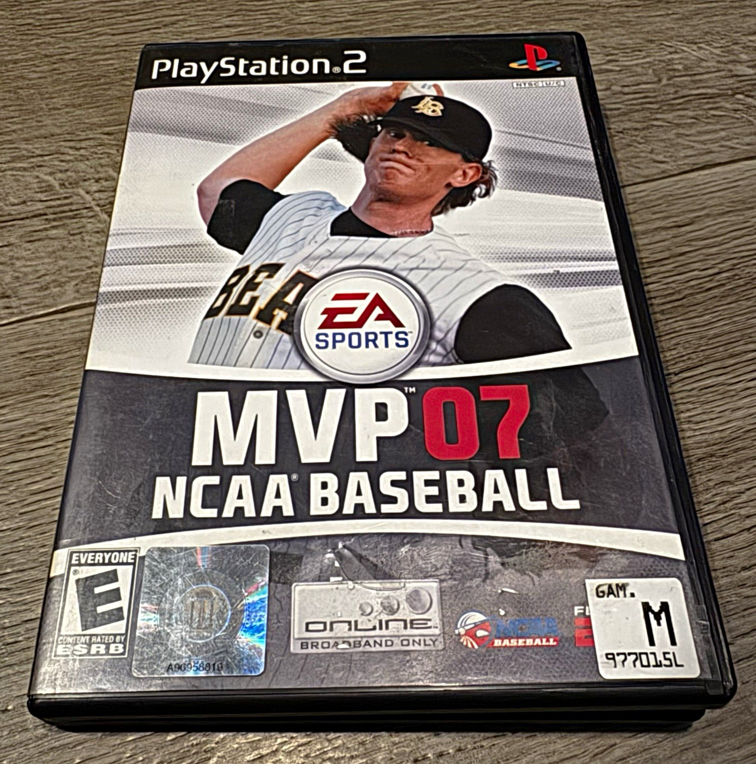 (CASE ONLY) MVP 07 NCAA Baseball PS2  w/ Manual Included