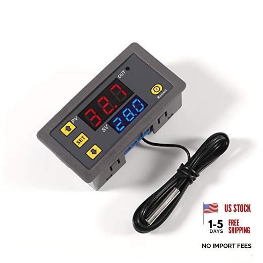W3230 20A LED Digital Temperature Controller Thermostat Thermometer DC 12V