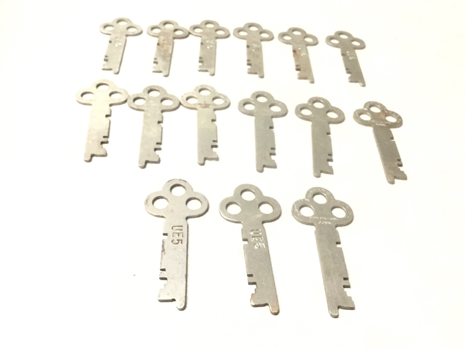 Corbin UE5 Cabinet Lock Keys, Set of 13 - Locksmith