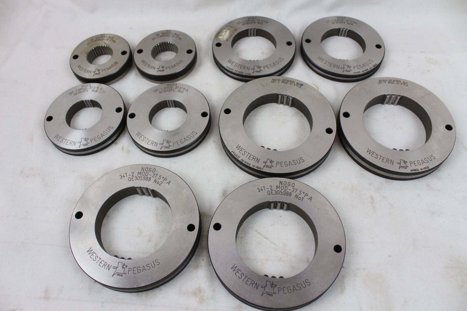 5 Sets Western Pegasus No Go Master Ring Gauge Machinist Tool Lot 34T-2 39T-1