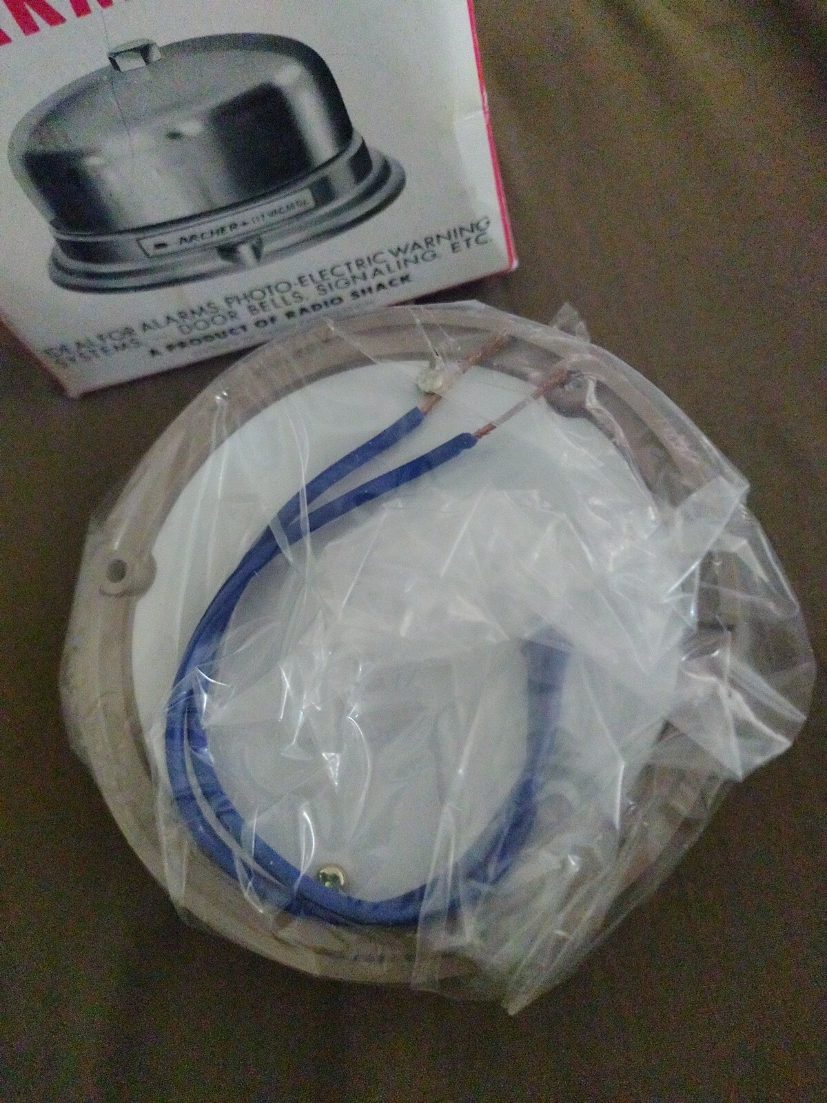 117 VAC ARCHER ELECTRIC ALARM BELL NEW Still Plastic Wrapped