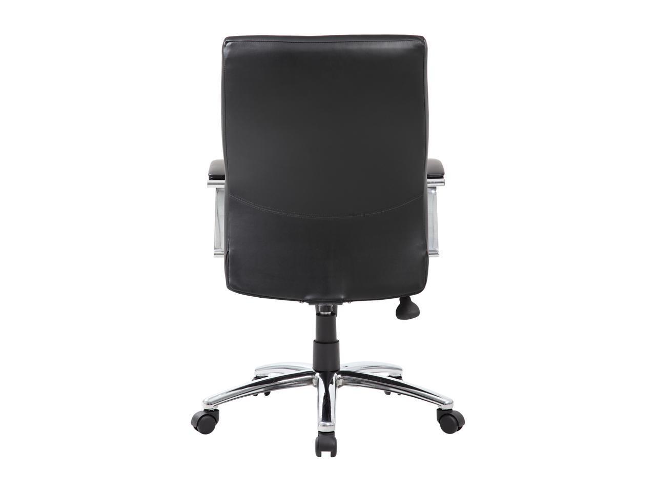 Boss Office Supplies B10101-BK LeatherPlus Executive Chair
