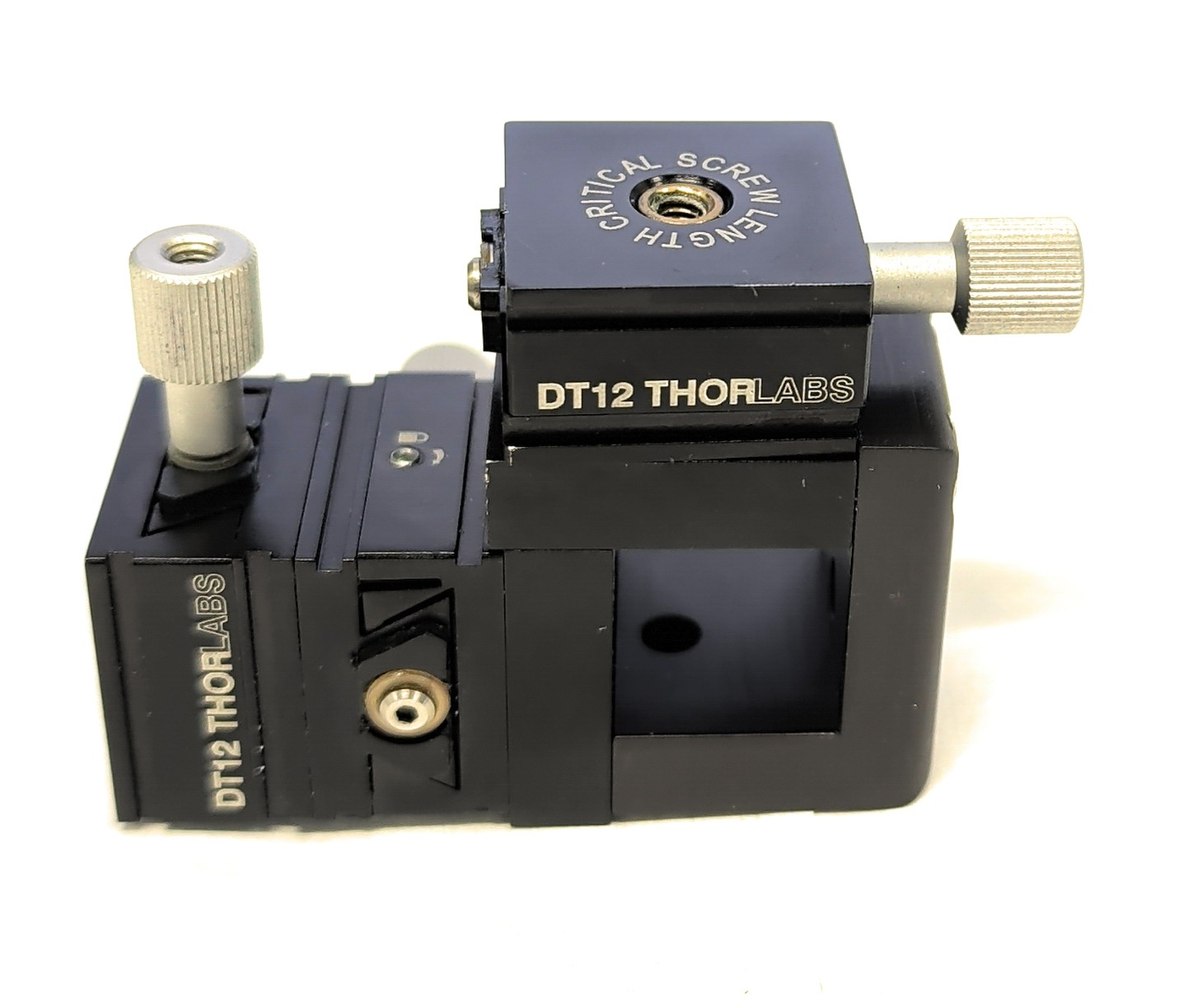 Lot of 3 ThorLabs DT12 XYZ 1/2" Dovetail Translation Stage 8/32 Base, Assembly