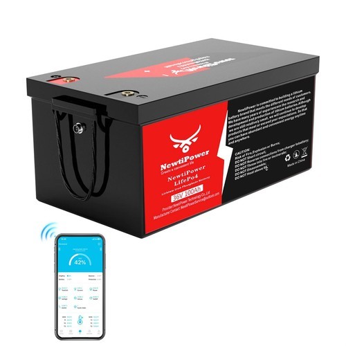 Newtipower 36V 100Ah LiFePO4 Golf Cart Lithium Battery 10000+Cycles 200A BMS RV