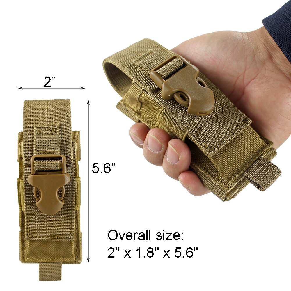 Tactical Molle Tools Pouch Holster for Knife Flashlight Backpack Attchment Pouch