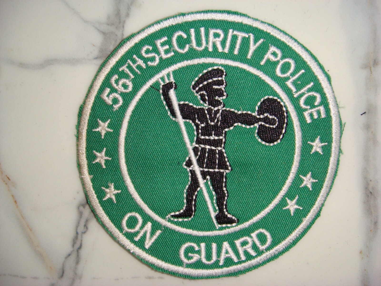 US AIR FORCE 56th SECURITY POLICE SQUADRON " ON GUARD ", VIETNAM WAR  PATCH