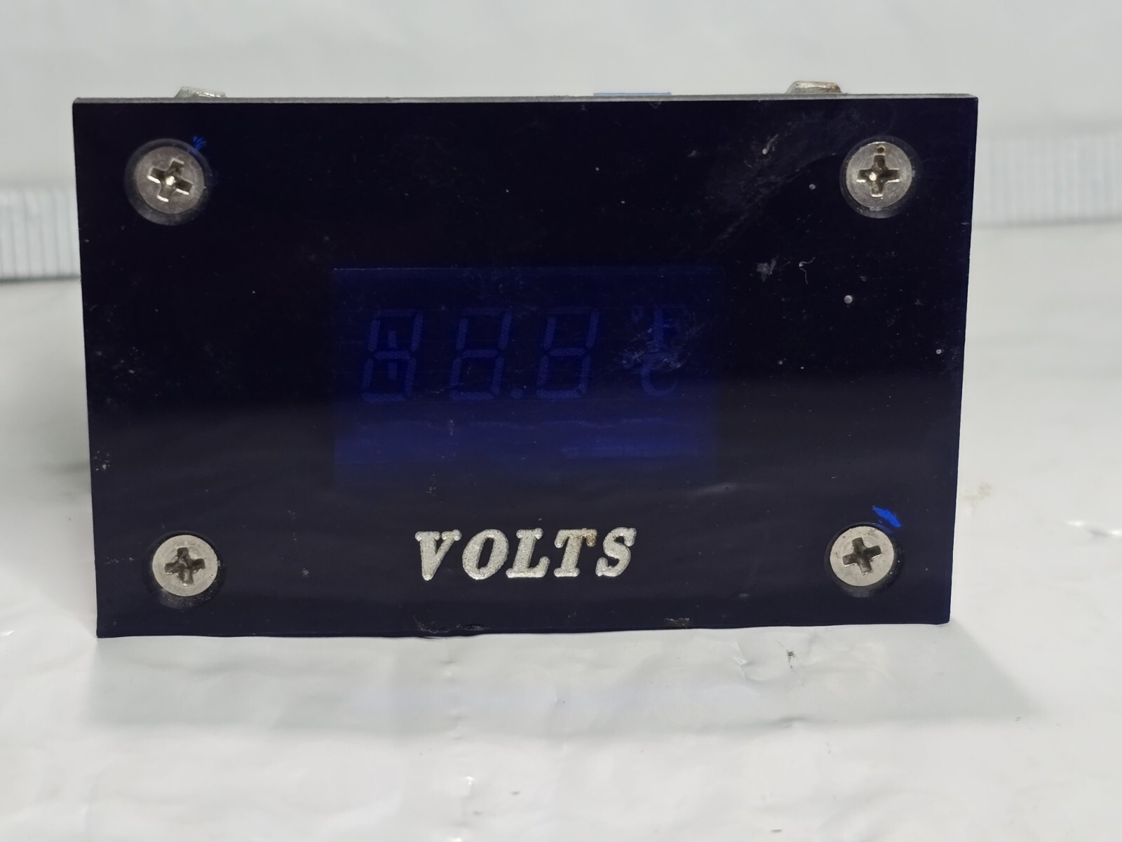 Digital Volt Meter Blue LED Car Audio