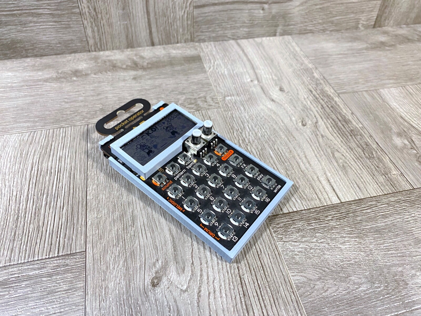 T.E. Pocket Operator Ultra Minimal Case & LCD Protector - Color GRAY - USA