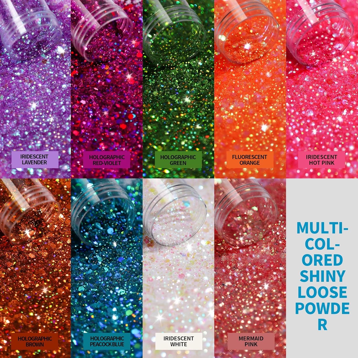 Chunky Craft Glitter for Resin and DIY Projects