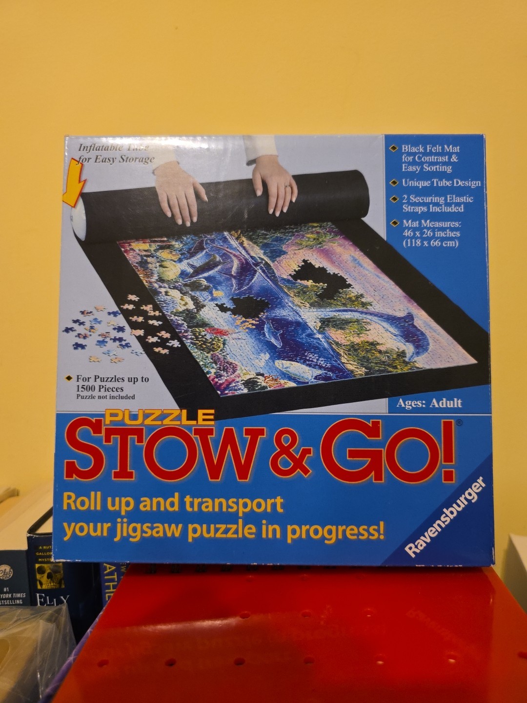 Ravensburger Puzzle Stow and Go Storage Roll Up Mat Up to 1500 Pcs NEW SEALED