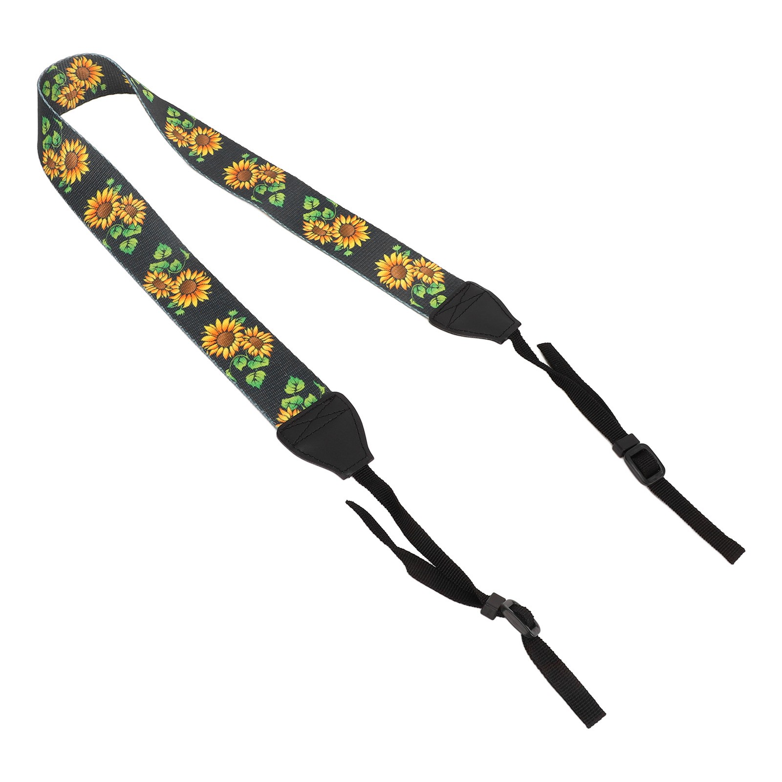｀Camera Shoulder Neck Strap Vintage Ethnic Style Sunflower Camera Strap BL