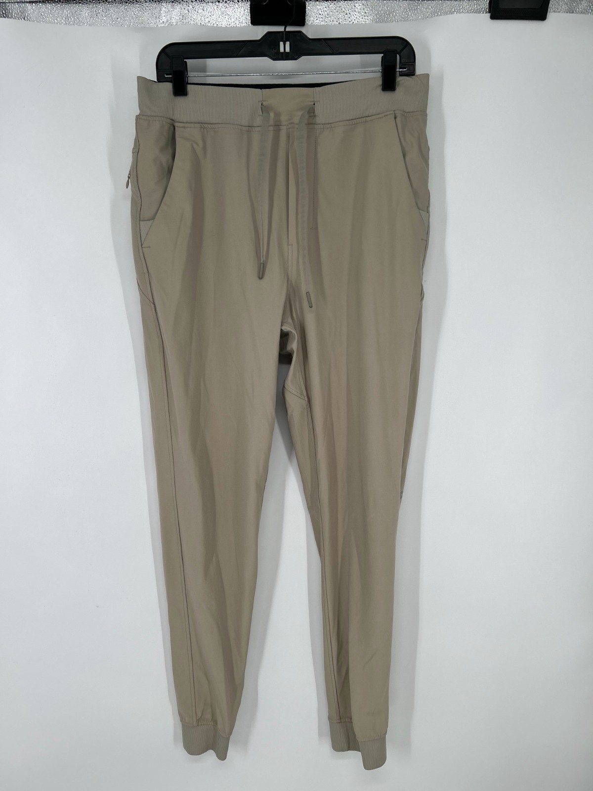 Birddogs Boom For Your Boomstick Joggers Pants Men's XL Tapered Khaki Beige Tan