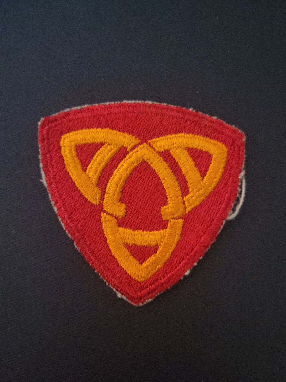 US Army Antiaircraft Command Eastern Defense Command District SSI patch cut edge