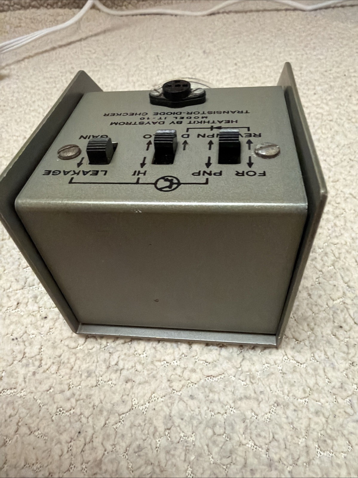 Heathkit Daystrom Model IT-10 Transistor-Diode Checker Untested